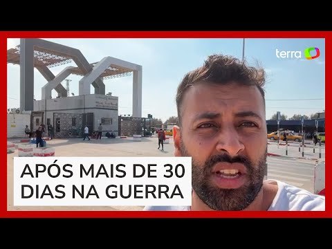 Brasileiros recebem autorização para deixar Gaza e aguardam para cruzar a fronteira com o Egito