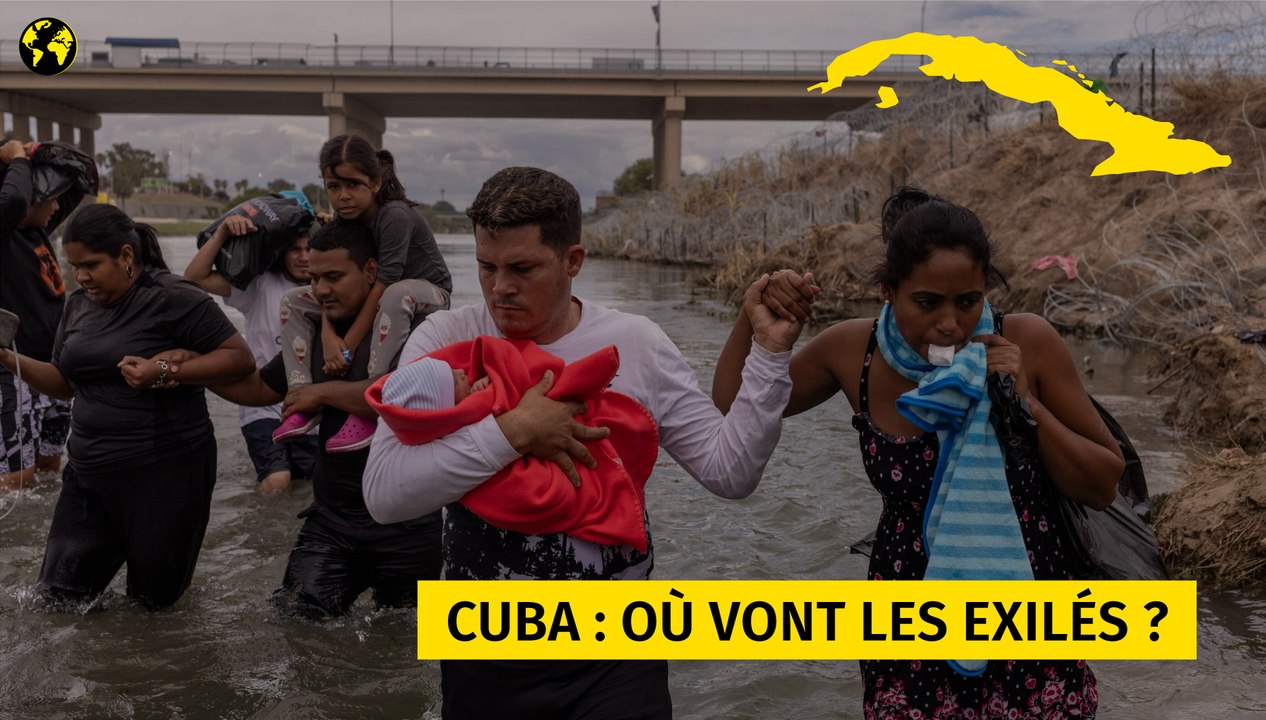 Crise économique à Cuba : où vont les Cubains qui fuient l’île ?