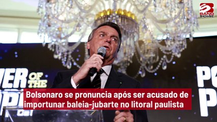Bolsonaro se manifesta após ser acusado de importunar baleia-jubarte no litoral de SP