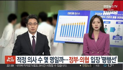 적정 의사 수는 몇명일까…정부·의협 입장 '평행선'