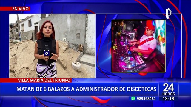 VMT: acribillan de seis balazos a administrador de discotecas tras recibir llamada telefónica