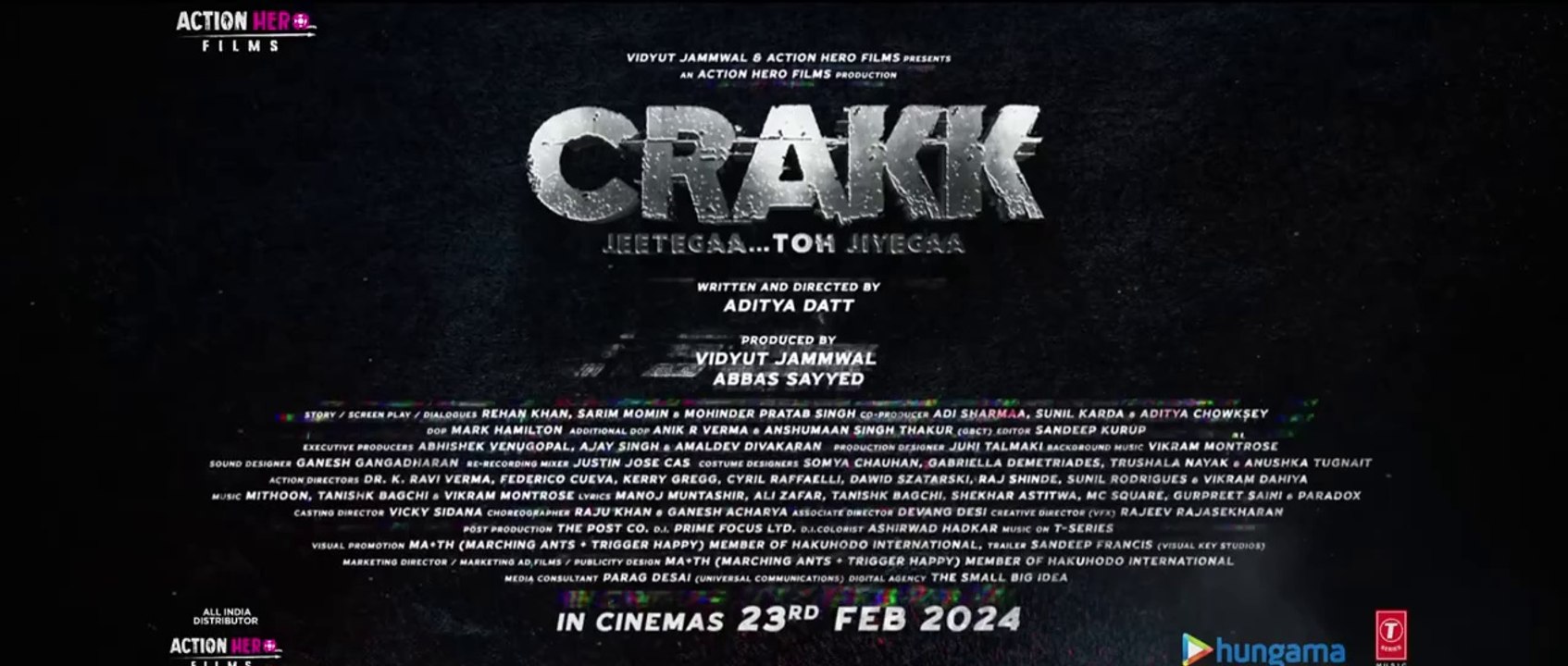 Crakk Jeetegaa ToCrakk Jeetegaa Toh Jiyegaa | Vidyut Jammwal, Arjun Rampal, Nora Fatehi,  Amy Jackson [HINDI TRAILER]h Jiyegaa _ Vidyut Jammwal, Arjun Rampal, Nora Fatehi,  Amy Jackson [HINDI TRAILER]