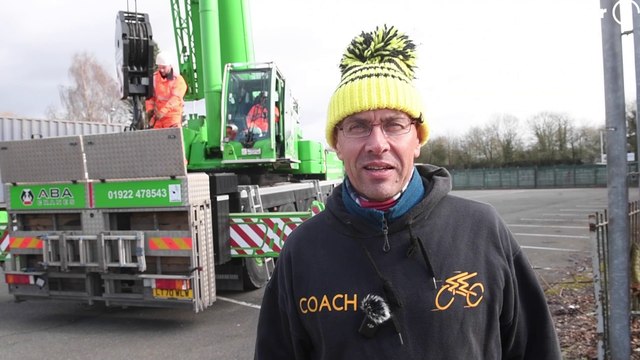 Wolverhampton Wheelers cycling club have received a new huge storage container through funding.