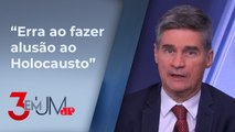 Piperno diz que Lula poderia ter feito outras comparações em discurso que cita Israel e Hitler