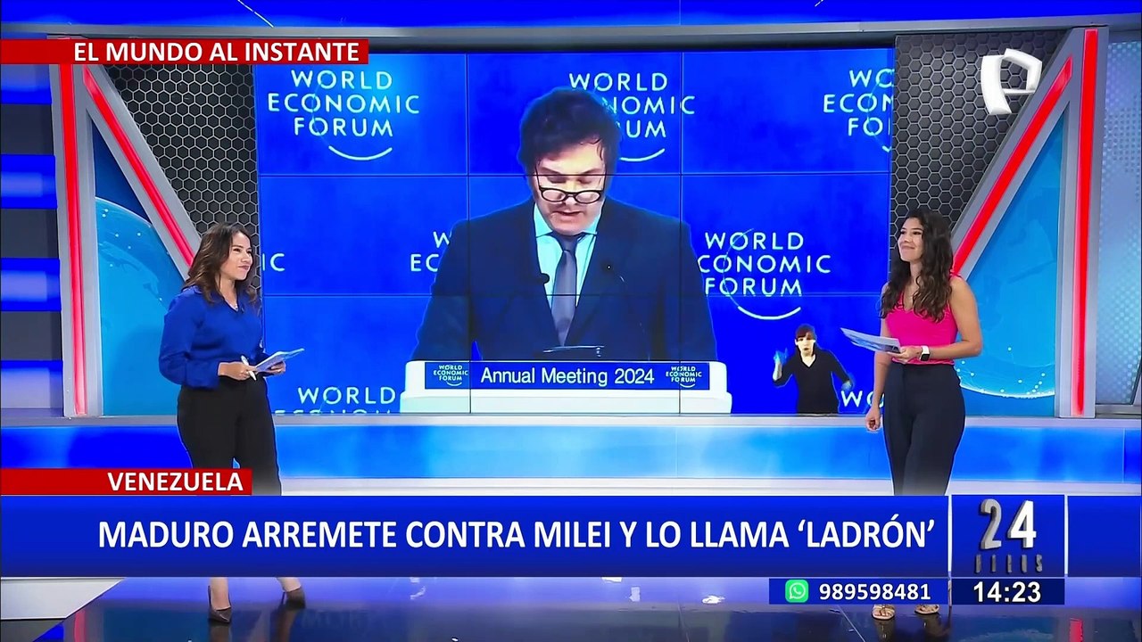 Nicolás Maduro arremete contra Javier Milei: “Se robo el avión de Venezuela”
