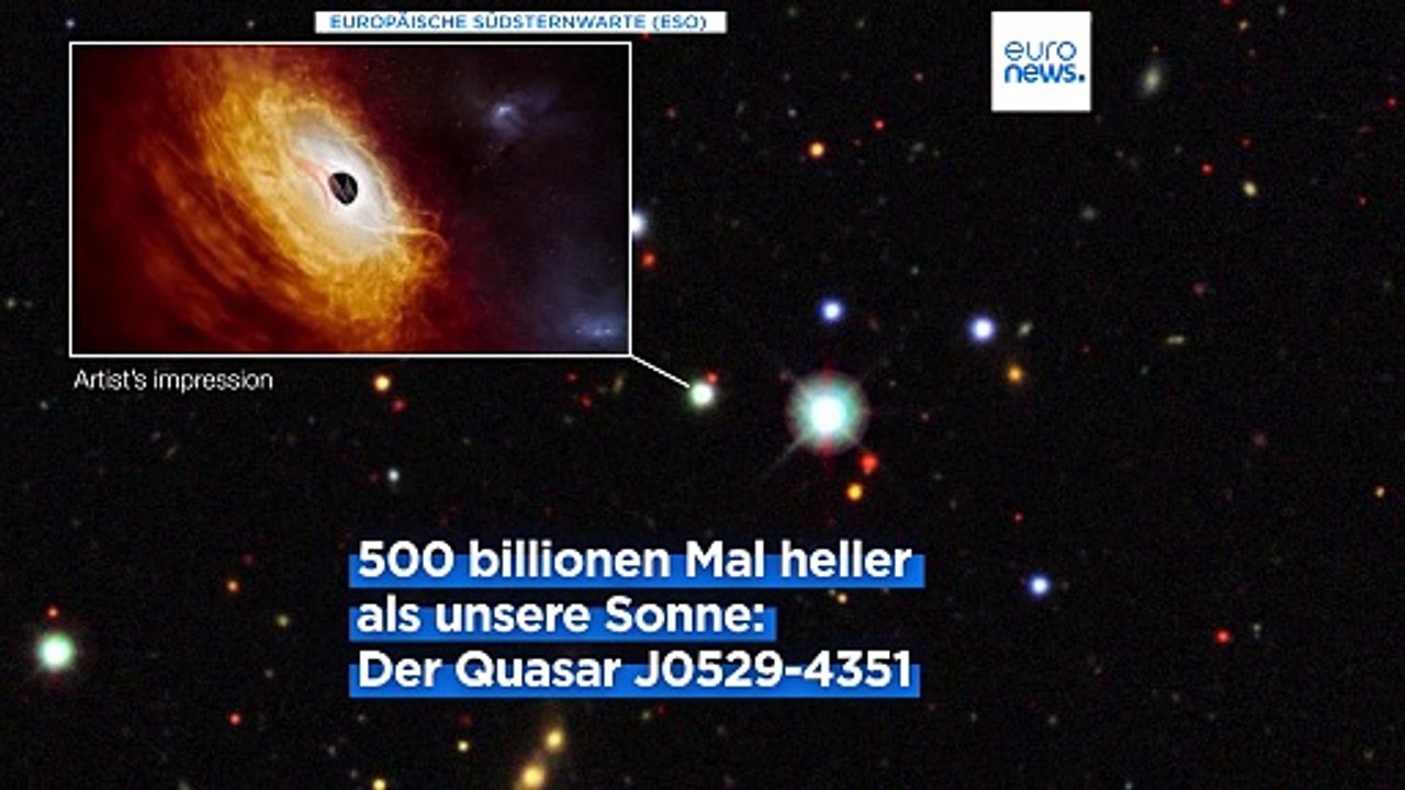 Wohl hellstes Objekt im Weltall entdeckt