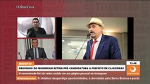 Jeová Campos afirma que Neguinho do Mondrian era um “candidato abandonado” no grupo do prefeito