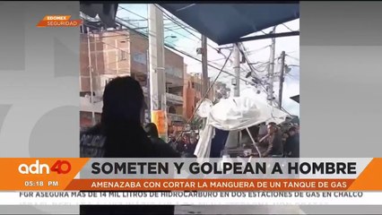 Policía dispara contra sujeto que lo amenazaba con un machete