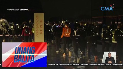 'Light Run,' nagpaliwanag sa maulang gabi sa Copenhagen Light Festival | UB