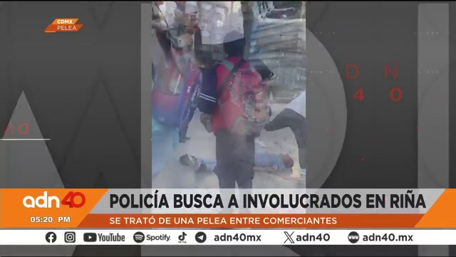 Riña entre comerciantes en Bellas Artes, la policía está buscando a los involucrados