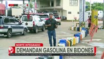 Norte Integrado: Persisten la filas de vehículos y de ‘bidoneros’ por combustibles