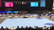 Caitlin Jones performs on floor at the Australian National Championship 2023/ Illawarra Mercury/