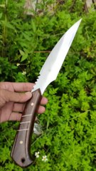 How to make an amazing knife from an old bearing by a Cambodian blacksmith 2024