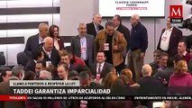 Taddei asegura imparcialidad en el INE frente a elecciones 2024