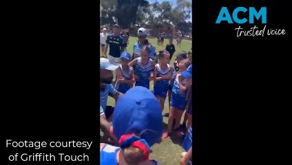 Fifita congratulates Under 10s girls