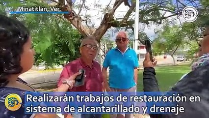 Download Video: Realizarán trabajos de restauración en sistema de alcantarillado y drenaje en colonia Ex Aeropuerto