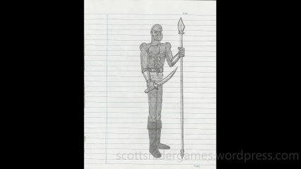 Barbarian Pencil Sketch Video #6 (02-19-2024)