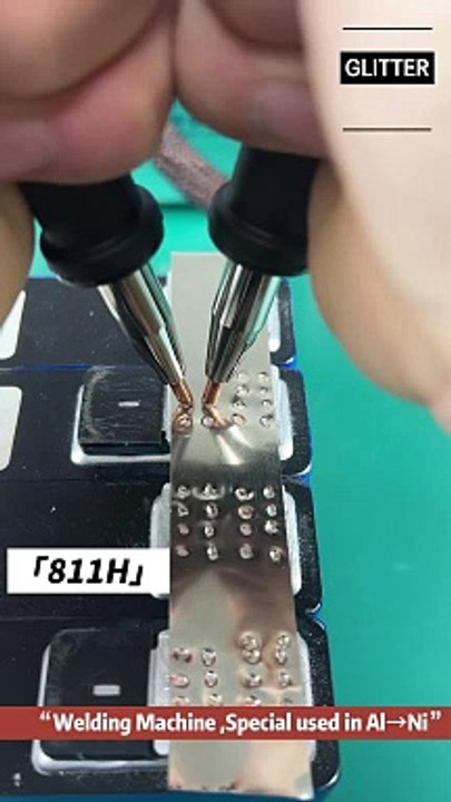 GLITTER 811H LiFePO4 Power Battery Aluminum To Nickel Welding Machine