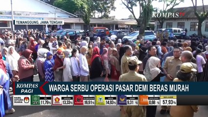 Descargar video: Warga Bandung Desak-desakan Hingga Saling Dorong Demi Dapatkan Beras Murah Rp10 Ribu