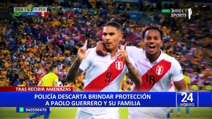 Comandante general de la PNP: No se brindará seguridad personal a futbolista Paolo Guerrero