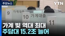 지난해 4분기 가계 빚 또 역대 최대...주담대 15.2조 원↑ / YTN