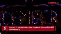 İçişleri Bakanlığı duyurdu! 81 ilde Çember-12 operasyonları: 3 bin 237 firari yakalandı