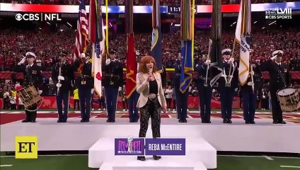 Reba McEntire Belts Out the National Anthem at Super Bowl LVIII