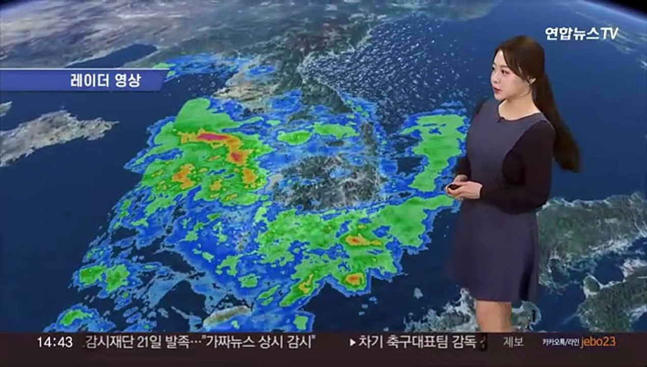 [날씨] 전국 곳곳 비, 동해안 대설…영동 최대 50㎝ 이상