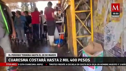 Pescados y mariscos aumentan un 20.3% más caros que el año anterior; asegura Anpec