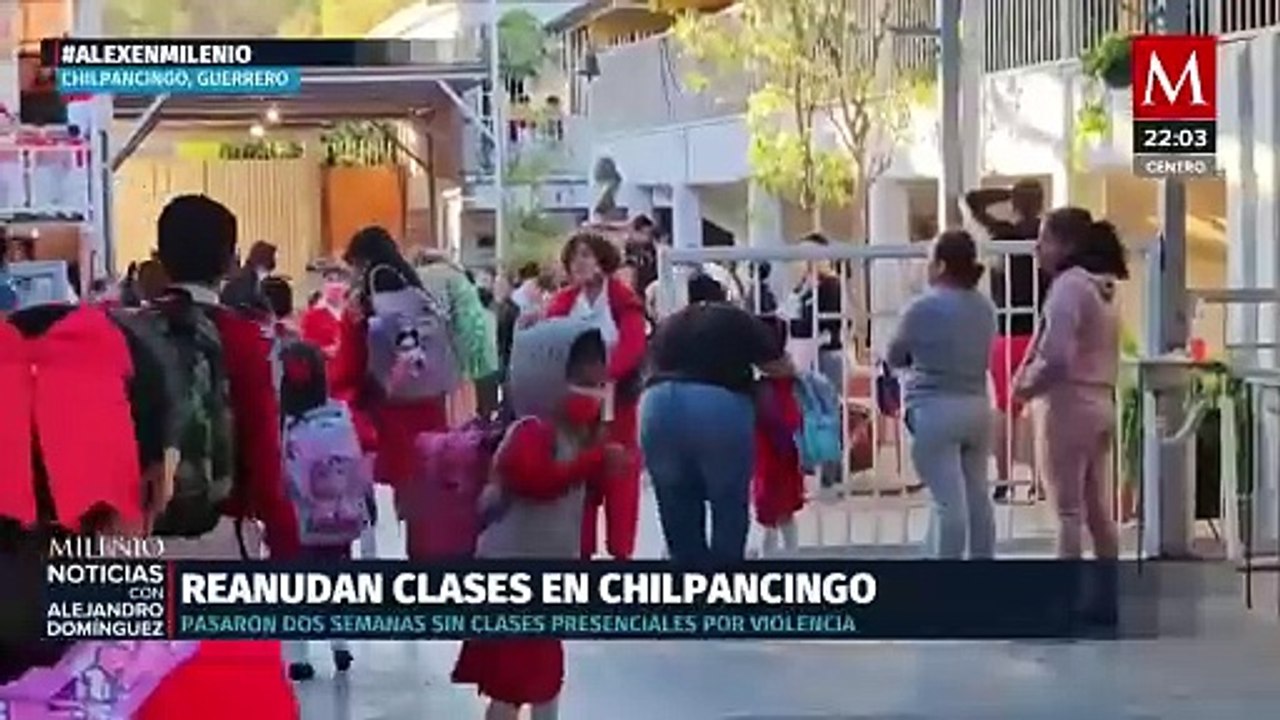 Clases presenciales se reanudan en Chilpancingo, Guerrero