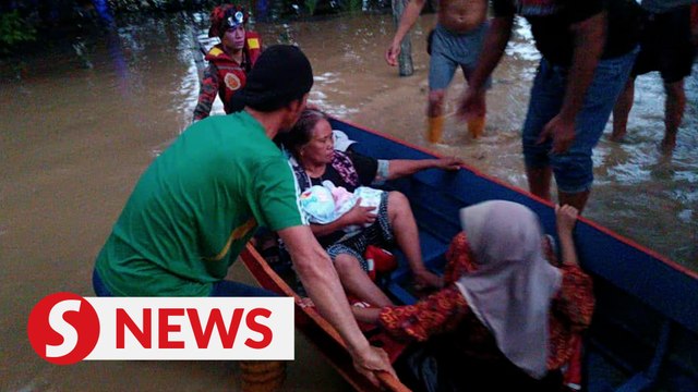 Villagers evacuated as flash floods hit Kunak