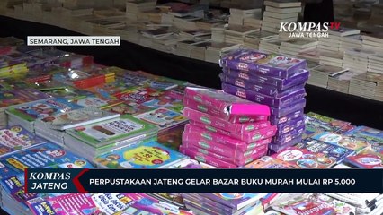 Perpustakaan Jateng Gelar Bazar Buku Murah Mulai Rp 5.000
