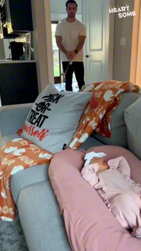 Adorable Dog Meets Newborn Baby || Heartsome