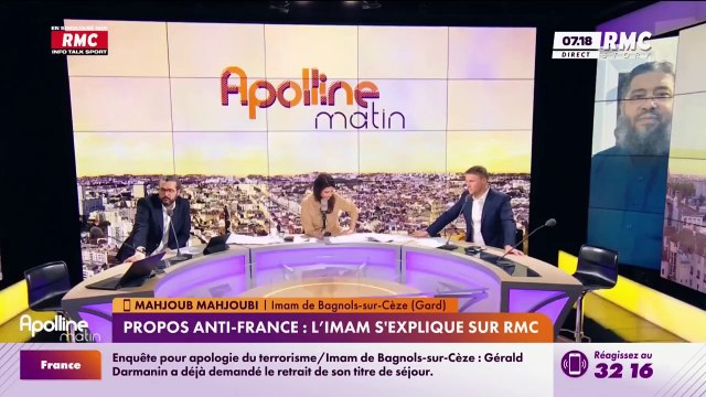 L’imam de Bagnols-sur-Cèze, Mahjoub Mahjoubi, que Gérald Darmanin veut expulser, s’explique après ses propos: J’ai fait un lapsus. S’ils ont blessé, je le regrette profondément - Regardez