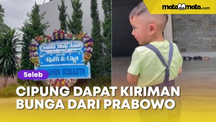Cipung Rayyanza Tersentuh dan Tersipu Saat Terima Kiriman Bunga dari Prabowo 🌸