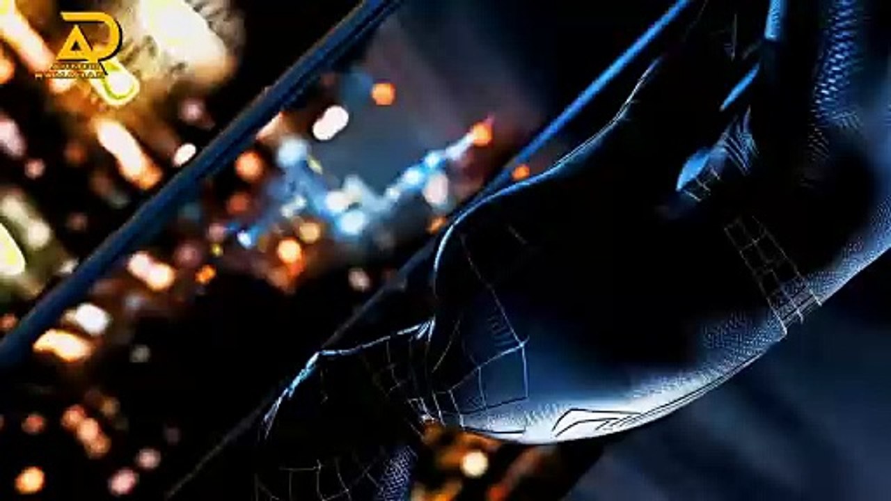 Spider man in black