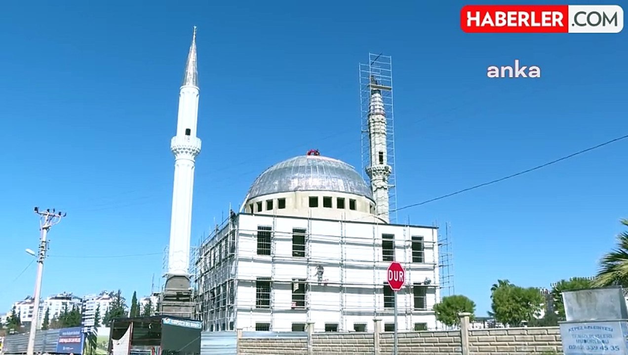 Antalya Büyükşehir Belediyesi Güneş Mahallesi Cami Projesi İnşaatı Devam Ediyor