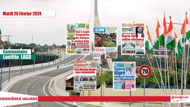 Titrologue mardi 20 Février 2024: Encadrement technique des éléphants Emerse Faé confirmé sélectionneur