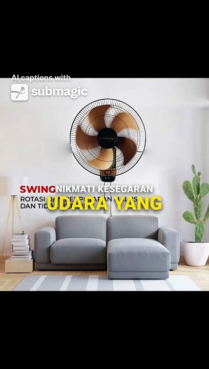 NIKMATI KESEGARAN UDARA DENGAN KIPAS ANGIN TORNADO DINDING 18 INCI 