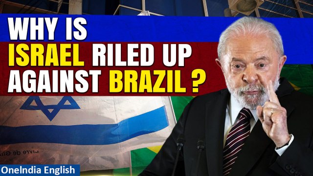 Israel Declares Brazilian President Lula Persona Non Grata , Brazil Recalls Ambassador | Oneindia