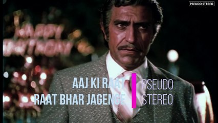 Aaj Ki Raat /1984 Jagir/Asha Bhosle