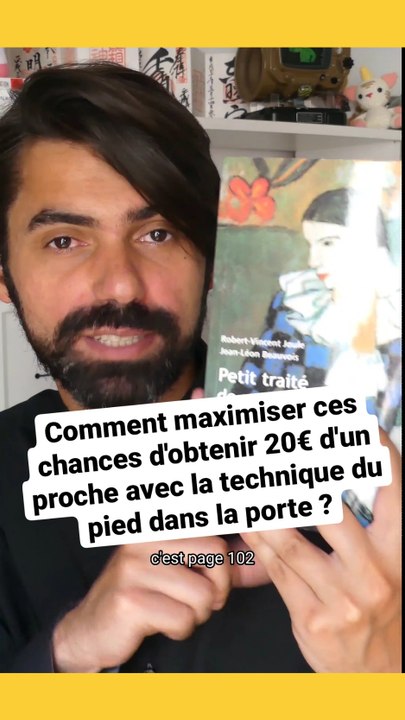 Comment convaincre un proche de te filer 20€ ? #manipulaton #autodefense