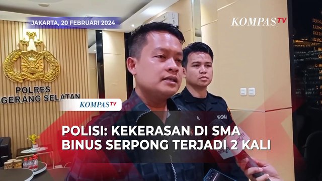 [FULL] Polisi Beberkan Kronologi dan Update Kasus Perundungan Siswa Binus School Serpong