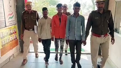 पानी की मोटर चोरी करने के तीन आरोपी गिरफ्तार