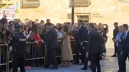 La reina Letizia visita la 'fortaleza' del Centro Internacional del Español en Salamanca