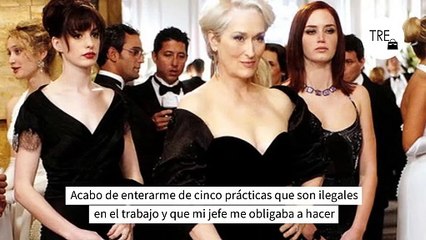 Acabo de enterarme de cinco prácticas que son ilegales en el trabajo y que mi jefe me obligaba a hacer