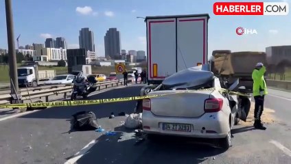 TEM Otoyolu'nda zincirleme trafik kazası: 1 ölü