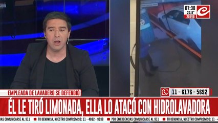 Una joven hizo justicia por mano propia con un cliente que le arrojó limonada