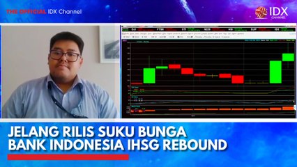 Jelang Rilis Suku Bunga Bank Indonesia IHSG Rebound