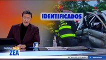 Identifican a víctimas de accidente en Playa del Carmen